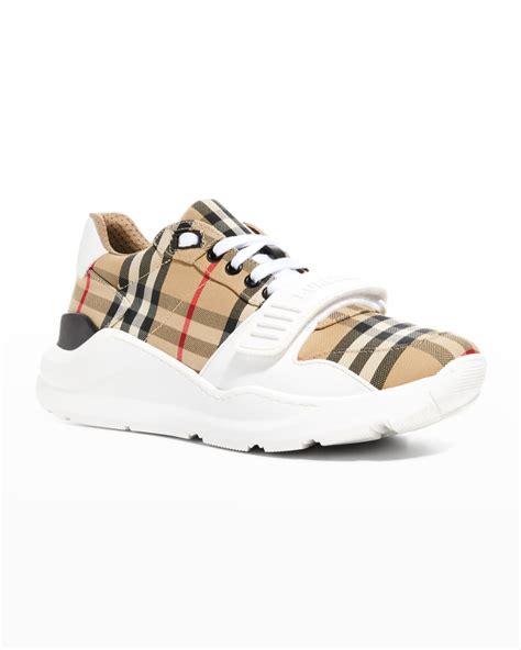 burberry regis trainers|regis check trainers.